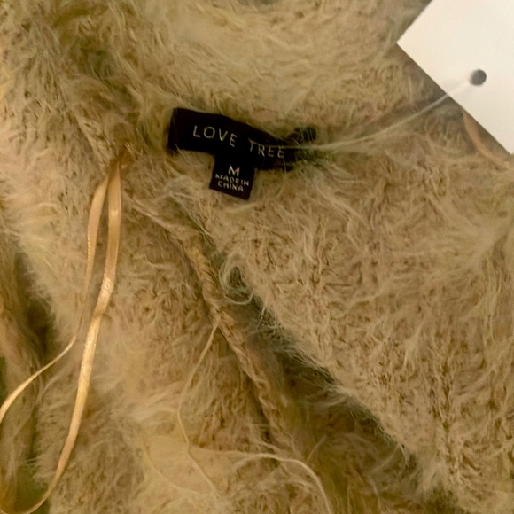 Love tree fuzzy cardigan - Picture 2 of 3